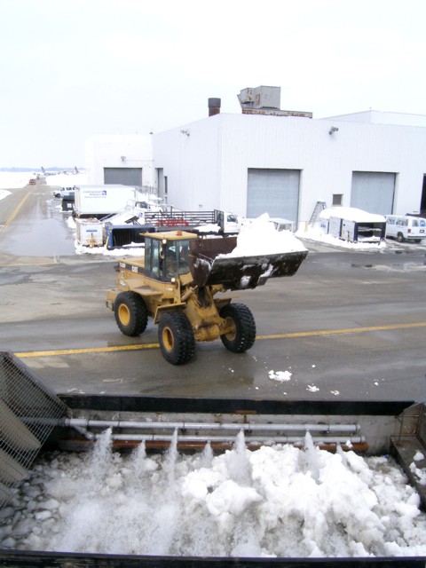 Clearing Snow at the Cleveland Airport - SND1800